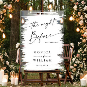 Elegant Minimalist WELCOME Rehearsal Dinner