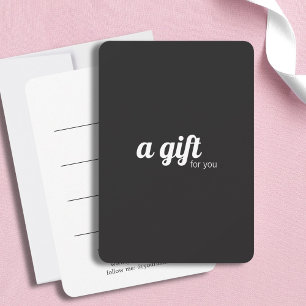 Elegant Minimalistisch Ivory Schwarz-weiß