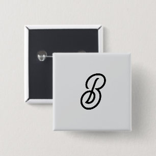 Elegant minimalistisch moderner Anfang grau Button