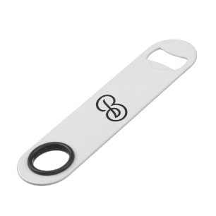 Elegant minimalistisch moderner Anfang grau Speed Flaschenöffner