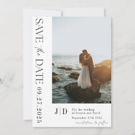Elegant Minimalistisch Save the Date modern und st
