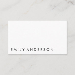 Elegant Minimalistisch Visitenkarte