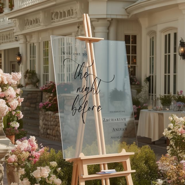 Élégant minimum La nuit avant la répétition bienve (Créateur téléchargé)