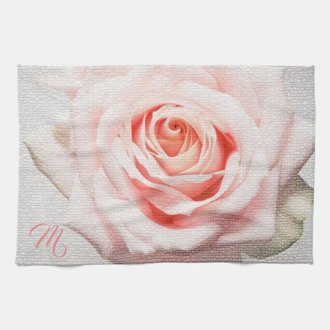 Elegant Mit Monogramm Geschirrtuch (Horizontal)