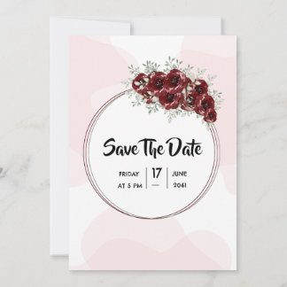 Élégant Modèle de conception de carte d'invitation