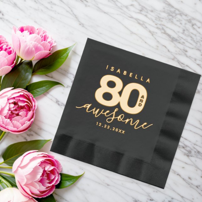 Elegant Modern Girly 80 und Phantastisch Servietten Mit Folie (Insitu (Hochzeit))