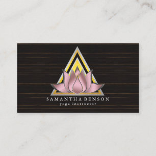 Elegant Modern Gold Lotus Logo Stilvoll aus Kupfer Visitenkarte