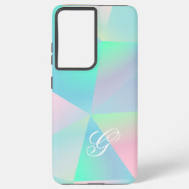 Elegant Modern Initial Samsung Galaxy Hülle