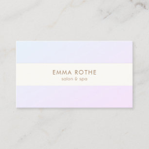 Elegant Modern Lavender Lilac Ombre Beauty Visitenkarte