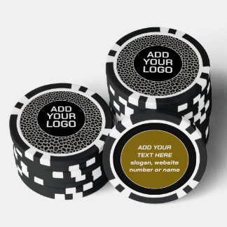 Elegant Modern Luxury White Leopard Collection Pokerchips