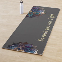 Elegant Modern Mandala - Sie kreieren Ihre eigene  Yogamatte
