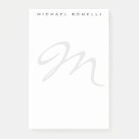 Elegant Modern Monogram Initial Brief Ihr Name