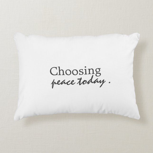 Elegant modern motivational quote Accent Pillow Dekokissen (Vorderseite)