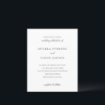 Elegant Modern Neutral Wedding Invitation<br><div class="desc">This design is part of a timeless wedding invitation suite featuring delicate typography and a clean,  minimalist layout. Its neutral,  modern aesthetic gives it a refined and sophisticated feel,  allowing it to pair beautifully with both soft and bold color wedding palettes.</div>