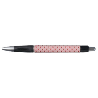 Elegant Modern Pink and White Doodle Heart Pattern Kugelschreiber