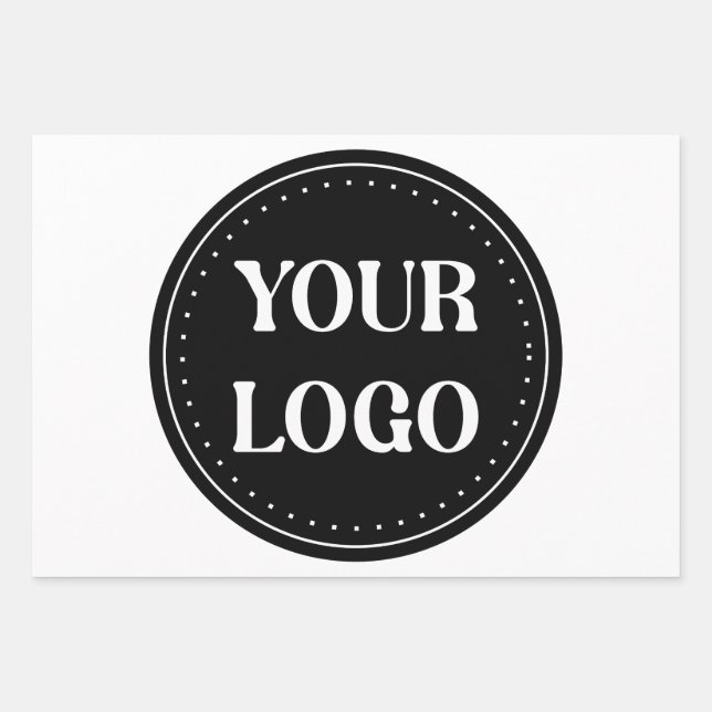 elegant, modern, raffiniert und editierbar. geschenkpapier set (Vorderseite)