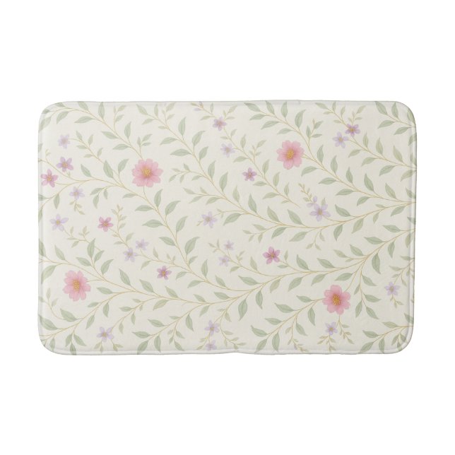 Elegant Modern Royal Green Badematte (Vorderseite)