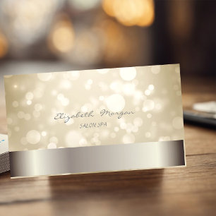 Elegant  Modern Stylisch  Bokeh Visitenkarte