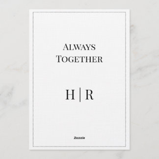 Elegant Modern Wedding Invitation | Timeless Einladung