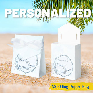 Elegant Modern Wedding Vielen Dank für Ihre Gesche Geschenkschachtel
