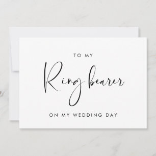 Élégant moderne à ma carte de jour de mariage au P