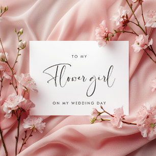 Élégant moderne à ma carte de jour de mariage Flow