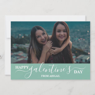 Elegant Moderne Galentine Tag Beste Freunde Foto Feiertagskarte
