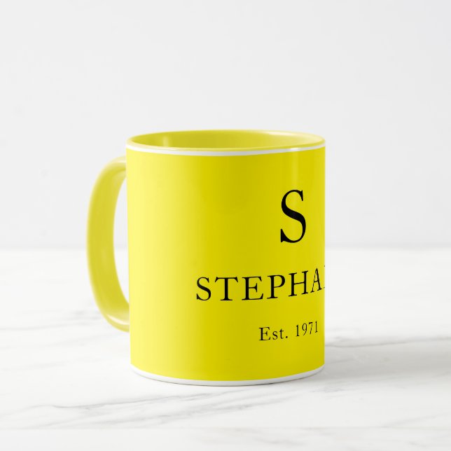 Elegant Moderne Tasse (Vorderseite Links)