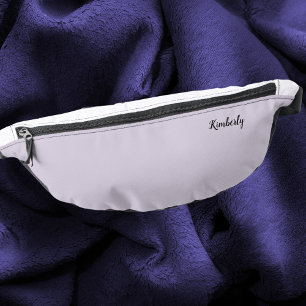 Élégant moderne violet monogramme taille carrosser