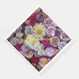 Elegant Modernes Floral Serviette
