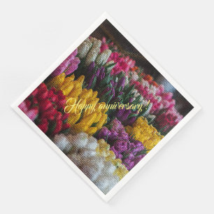 Elegant Modernes Floral Serviette