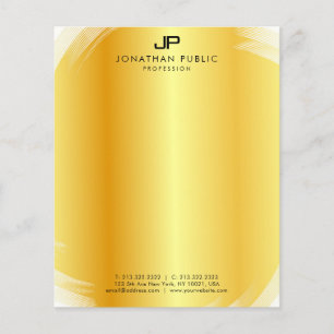 Élégant Monogram Gold Modèle moderne professionnel