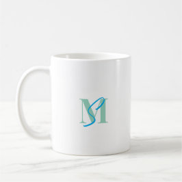 Elegant Monogram Kaffeetasse