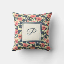 Elegant Monogram Stylish Romantic Floral Chic