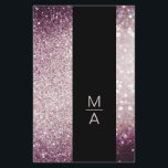 Elegant Monogramm Silber Lila Flyer<br><div class="desc">Ein elegantes und raffiniertes Design mit einem digitalen Bild aus Silber-Lila-Glitzer. Achtung: Bei wird keine echte Folie verwendet,  nur die Farbe deutlich aufgeprägt. Füge deine Daten,  Logo,  Firmendetails und Bilder in Minuten hinzu.</div>