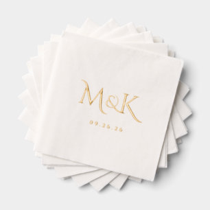 Élégant Monogramme de Mariage Simple