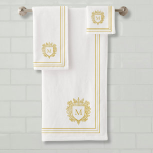 Élégant Monogramme Or
