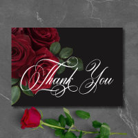 Elegant Moody Blood Rote Rose Floral Wedding