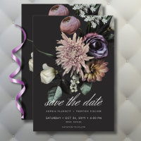 Elegant Moody Twilight Mled Floral Wedding