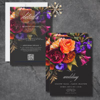 Elegant Moody Vibranvest Harvest Floral Alles in e