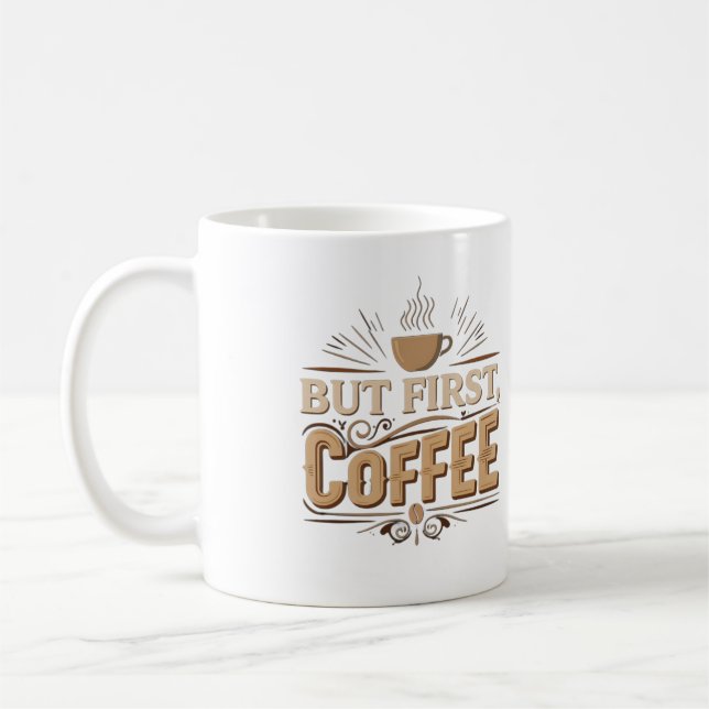 Elégant Morning Brew - Mug classique de l’amoureux (Gauche)
