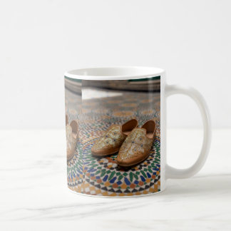 Elegant Moroccan Babouche & Zellij Mosaic Art Kaffeetasse