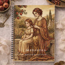 Elegant Mother and Daughter Custom Name Journal Notizbuch
