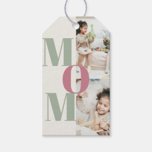 Elegant Mother's Day Foto Collage   MAMAS - Geschenkanhänger