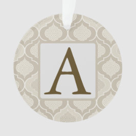 Elégant Motif de Trellis marocain dans les tons ne