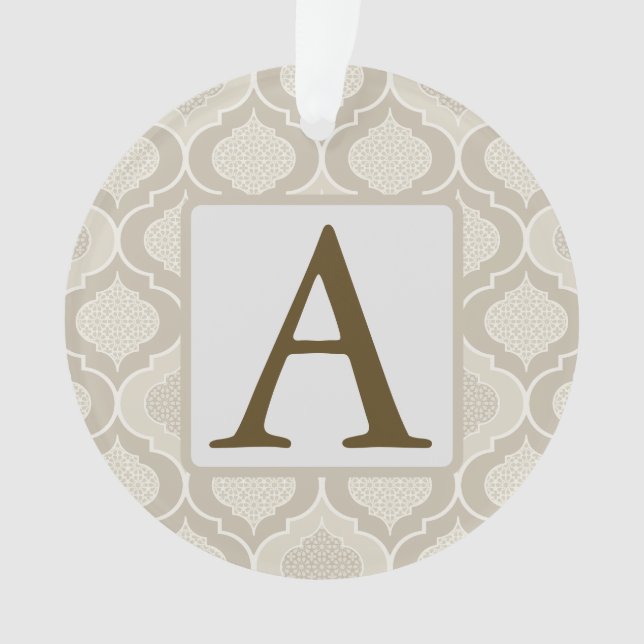 Elégant Motif de Trellis marocain dans les tons ne (devant)