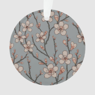 Élégant Motif Fleur rose Douce Fleur Fleur de Ceri