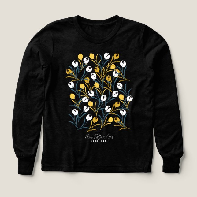 Élégant motif floral de Tulipe (Motif recto)