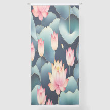 Élégant Motif Lotus Flower