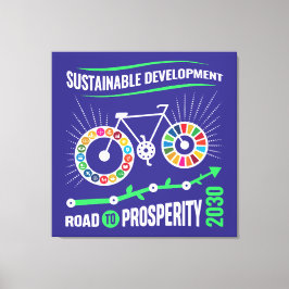 Elegant Motivational Office Corporate Holiday Gift Leinwanddruck